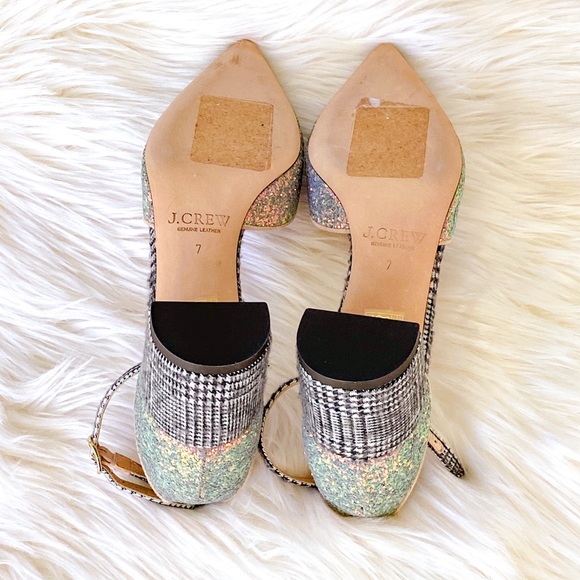 J Crew pointy sparkly beaded block heel sandals - Picture 8 of 8